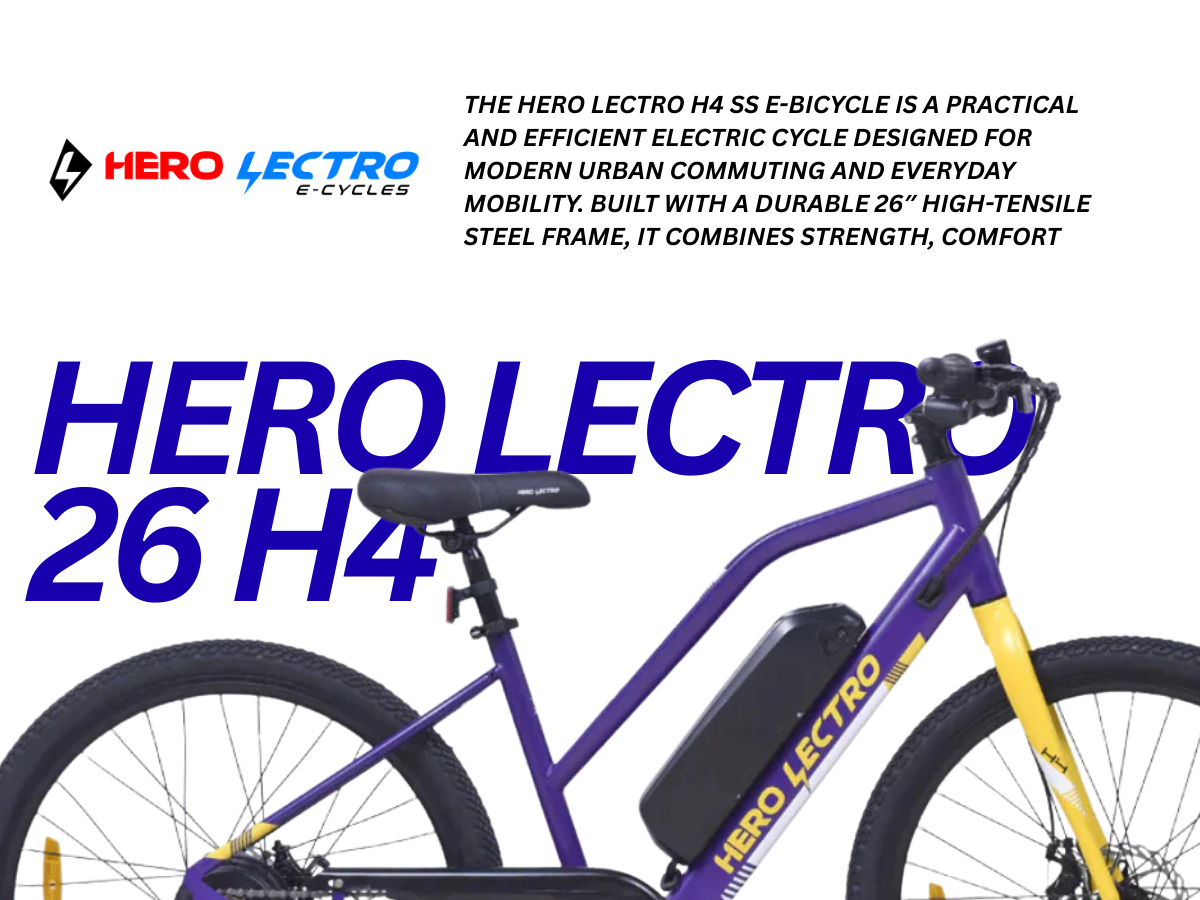 Hero Lectro 26 H4 SS E-Bicycle