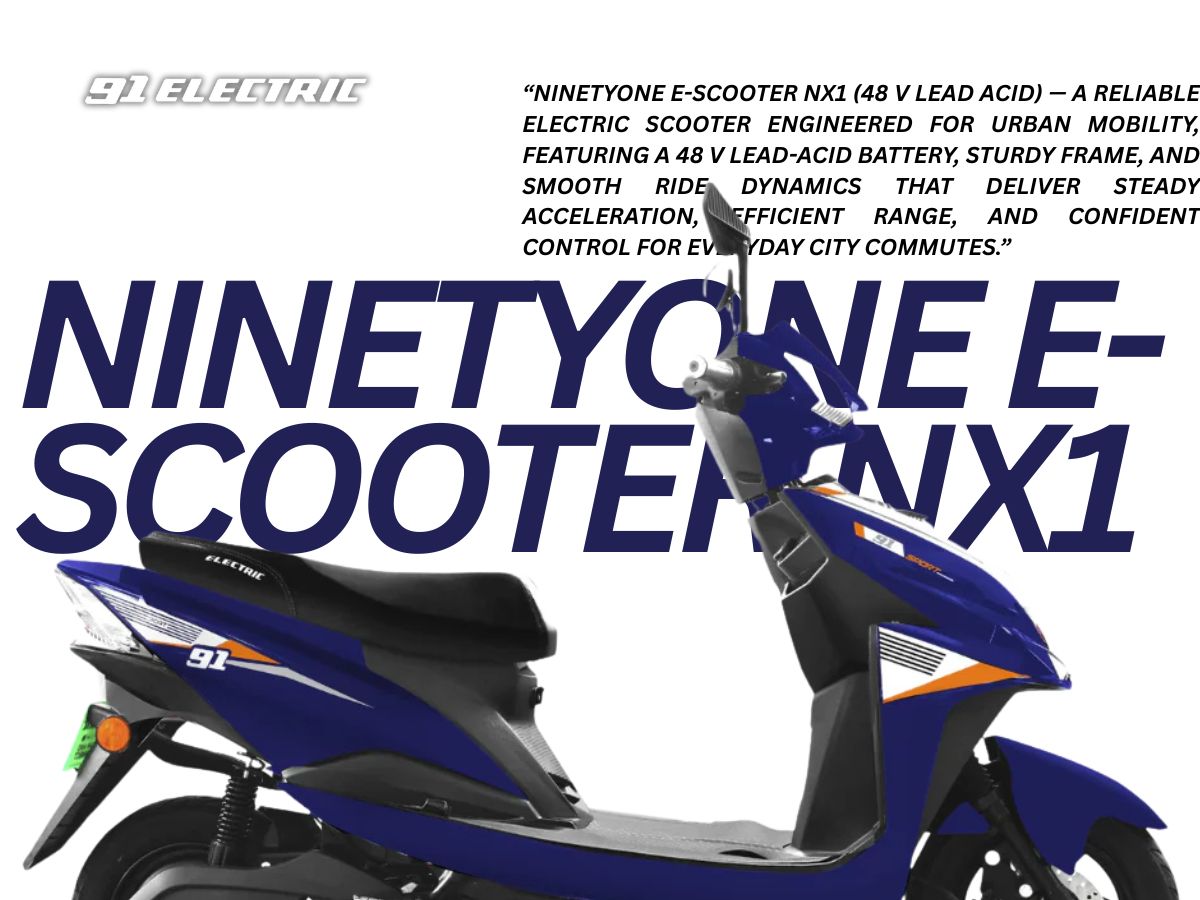Ninetyone E-Scooter Nx1 (48 V Lead Acid)