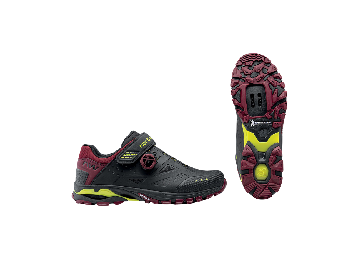 Northwave spider plus 3 AM - Black/Plum