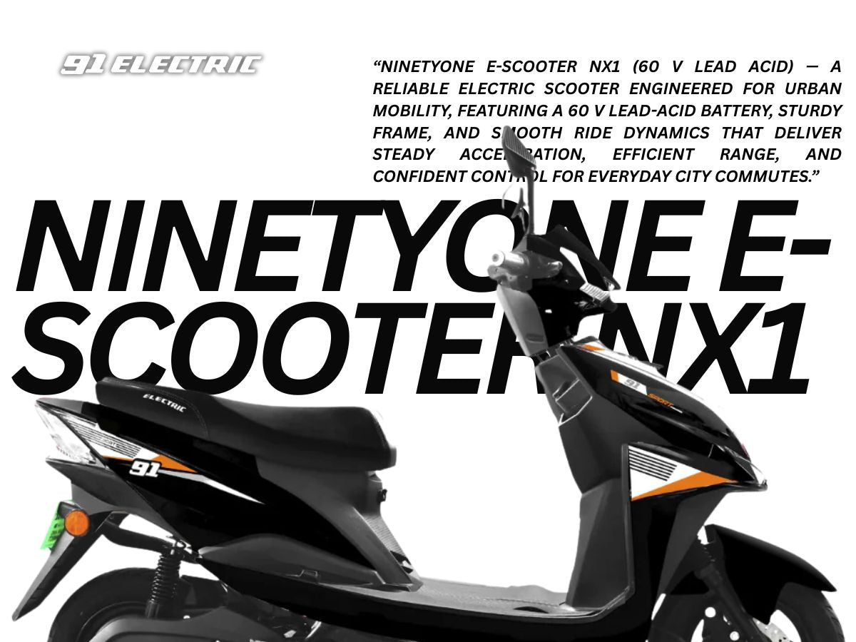 Ninetyone E-Scooter Nx1 (60 V Lead Acid)