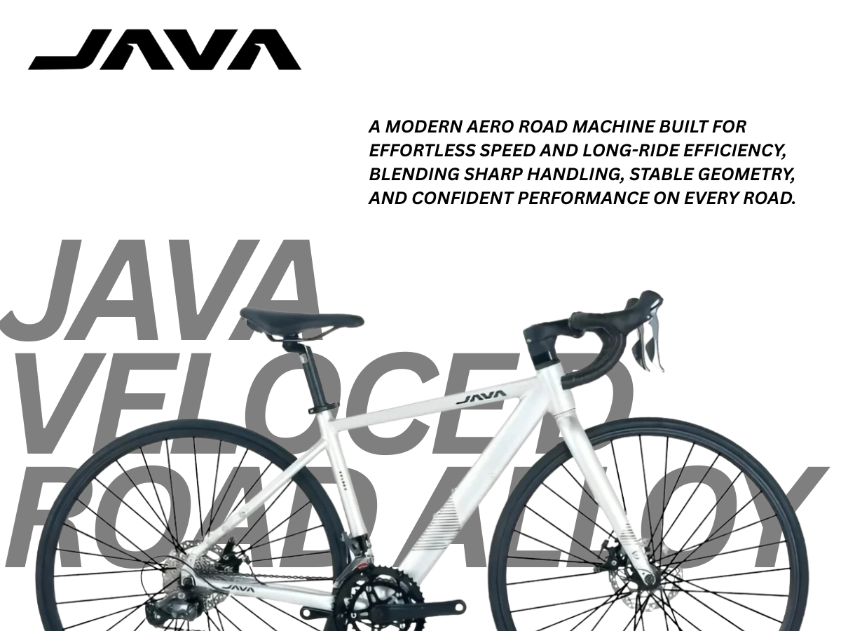 Java Veloce D Road Alloy 8-Speed Mechanical Disc