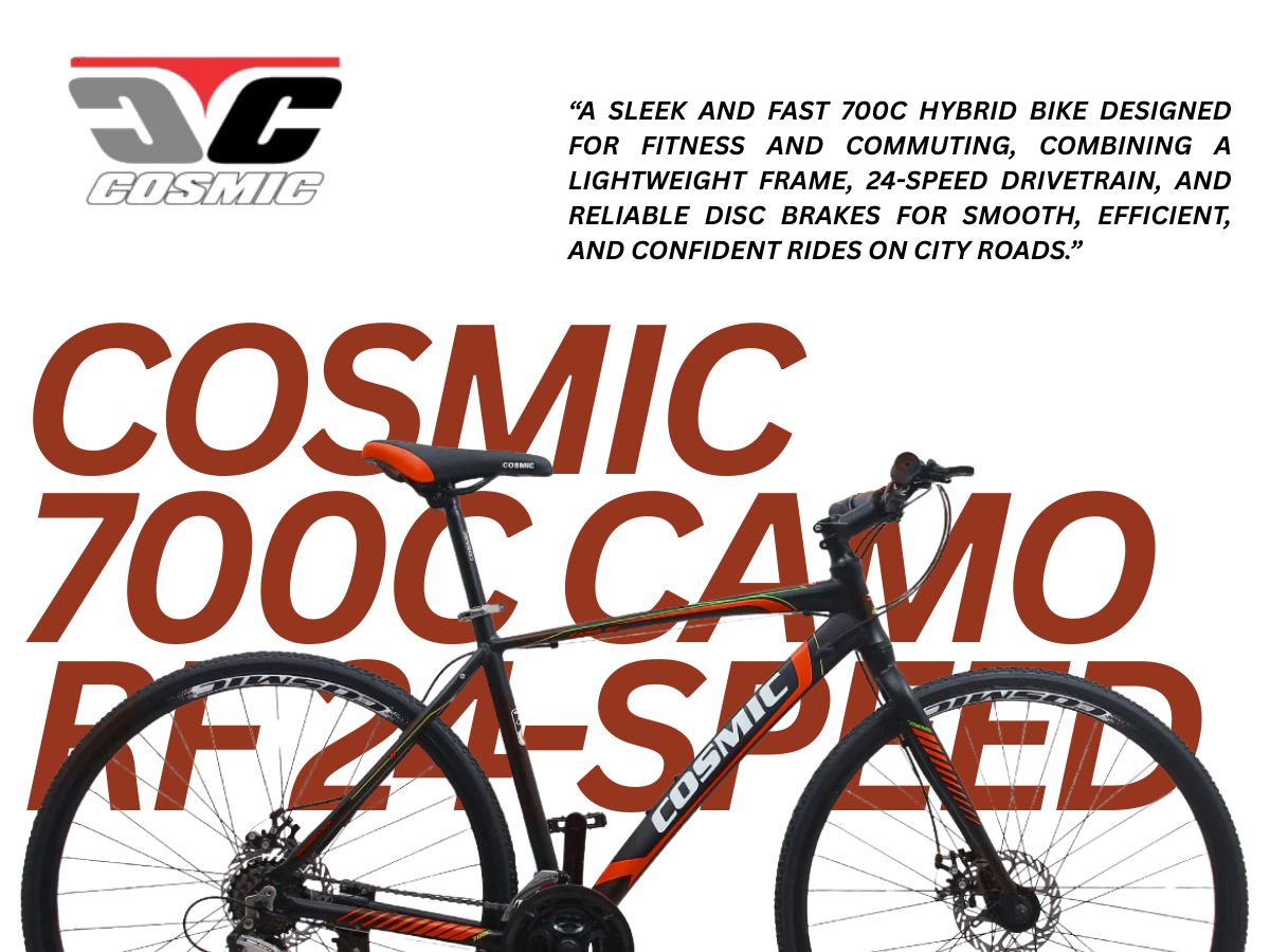 Cosmic 700C Camo RF 24-Speed Bicycle
