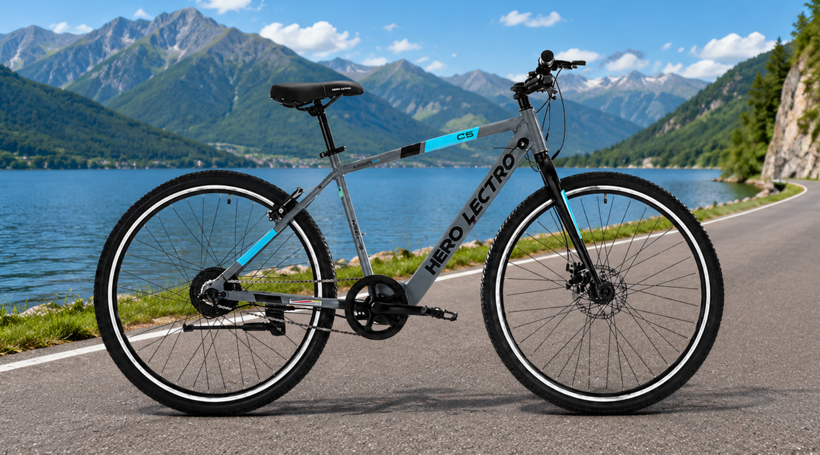 Hero Lectro – Hero Lectro 27.5 C5 SS E-Bicycle – ChooseMyBicycle