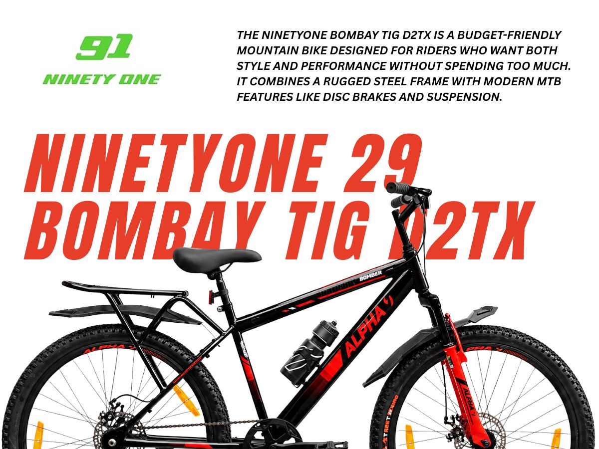 Ninetyone 29 Bombay Tig D2Tx Fs D/Disc Bicycle