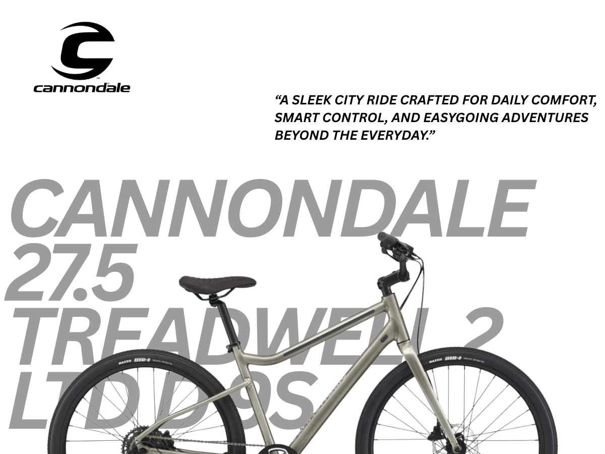 Cannondale 27.5 Treadwell 2 Ltd D 9S (Silver)