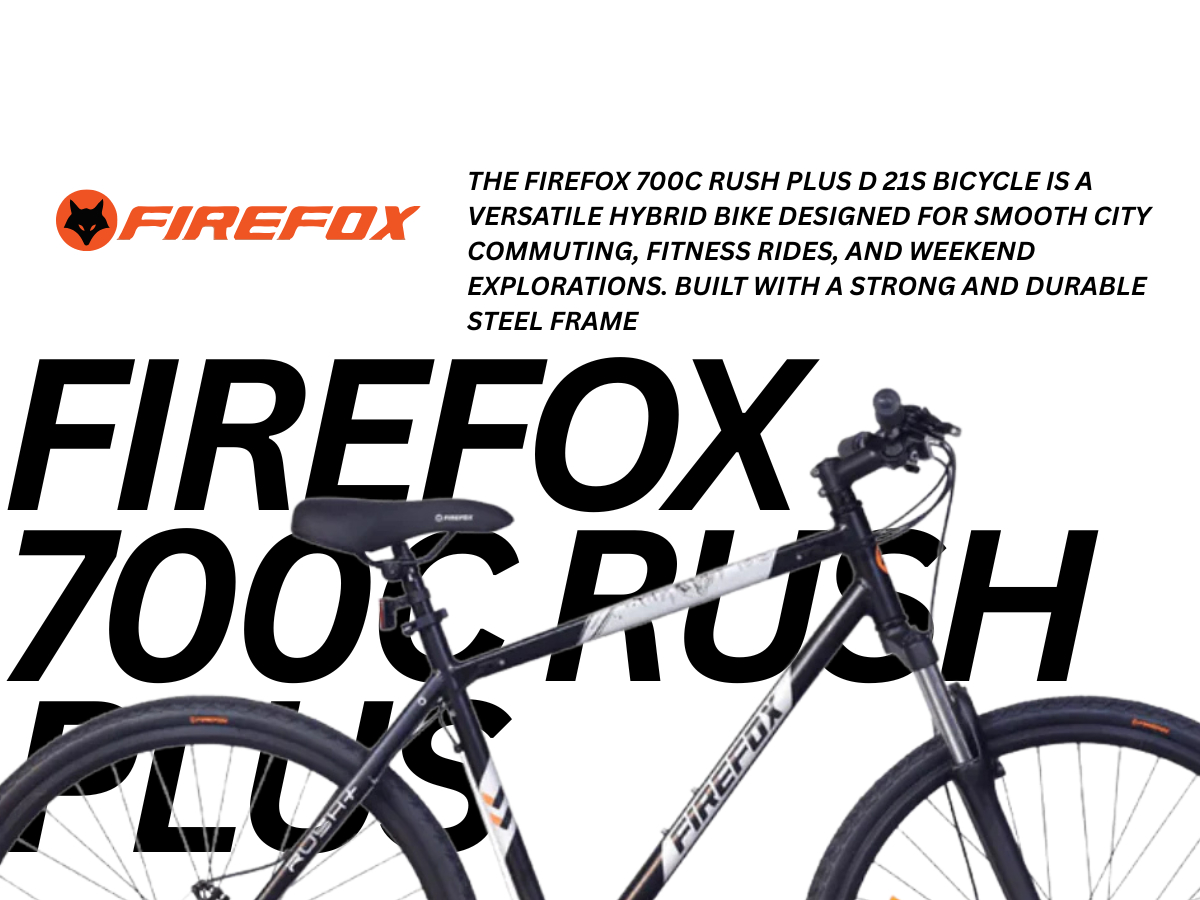 Firefox 700C Rush Plus D 21-Speed Bicycle