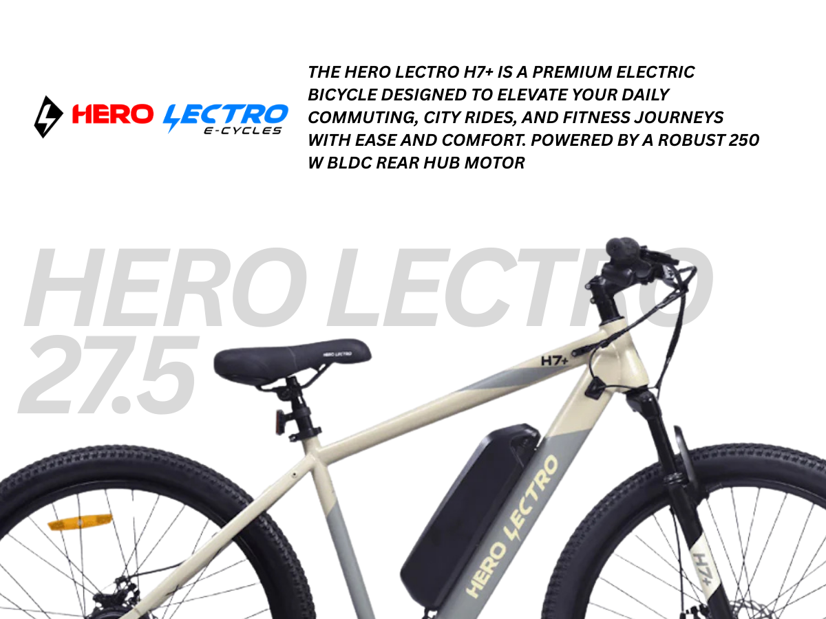 Hero Lectro 27.5 H7+ E-Bicycle