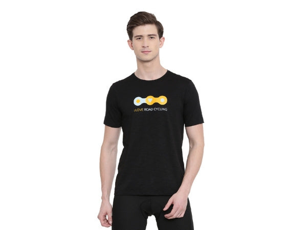 2Go Cycling Inspired T-Shirt Black