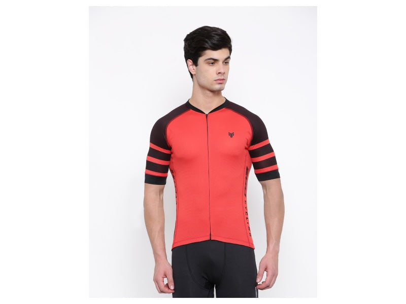 2Go Men Cardio Red Cycling Jersey