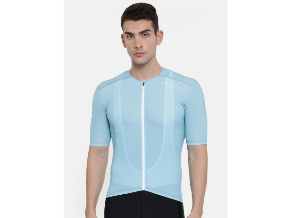 2Go Men Race Fit Cycling Jersey - Aqua