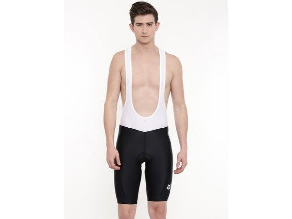 2Go Men&#39;s Bib Shorts - Black/White