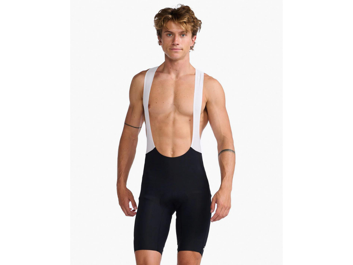 2XU Aero Cycle Bib Shorts - Black-White Reflective