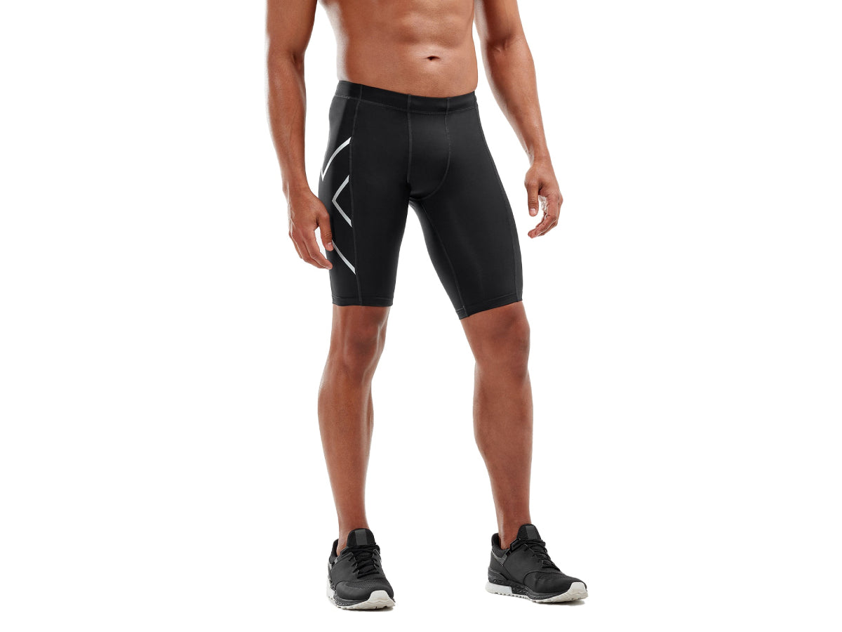 2XU Core Compression Shorts - Black-Silver