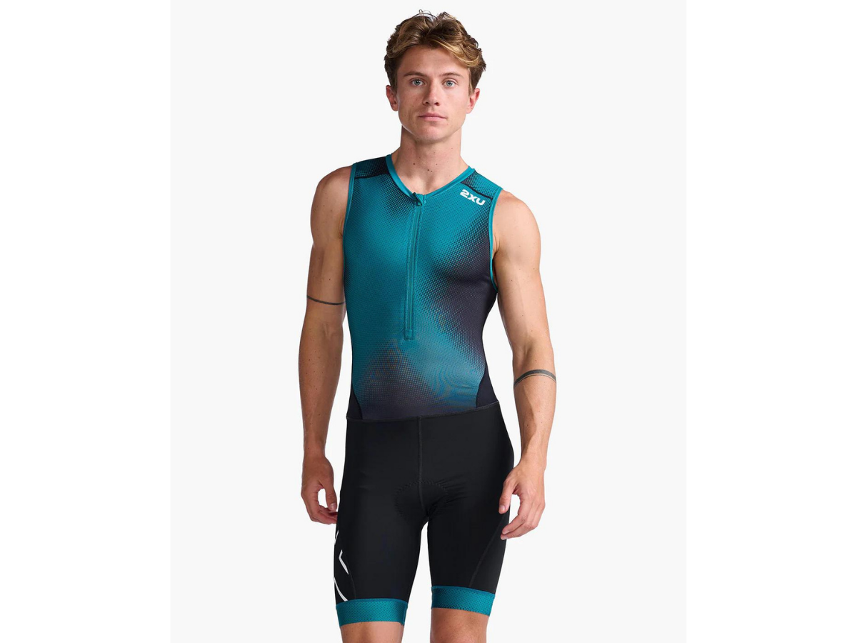 2XU Core Trisuit - Jade-White