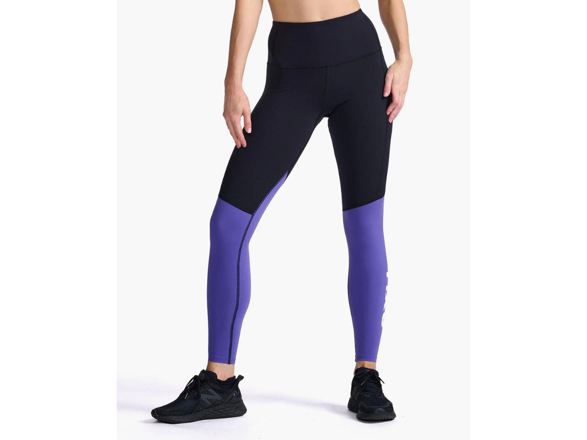 2XU Form Splice Hi-Rise Compression Tights - Black-Liberty