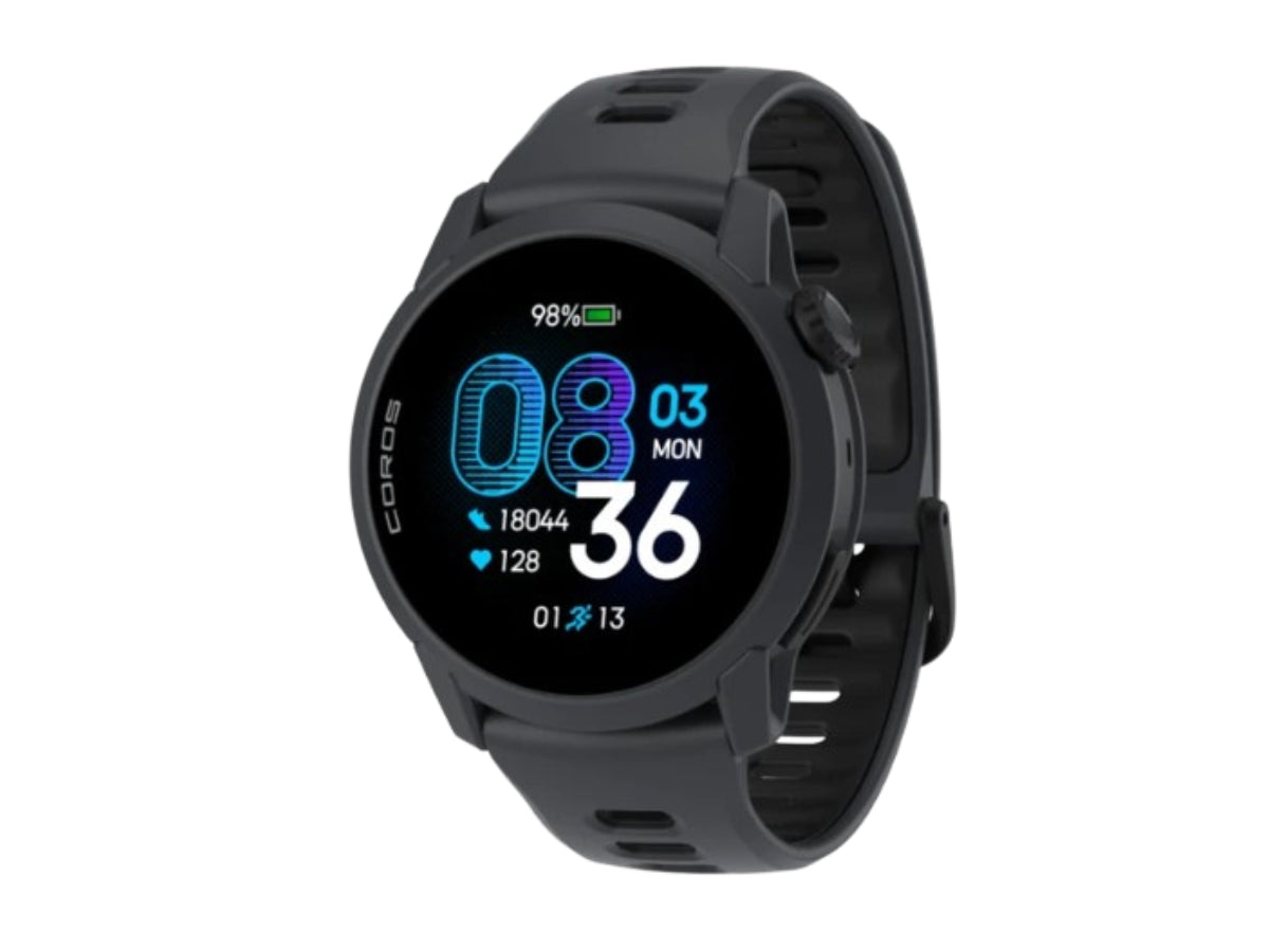COROS Pace 4 GPS Sport Watch - Black Silicone