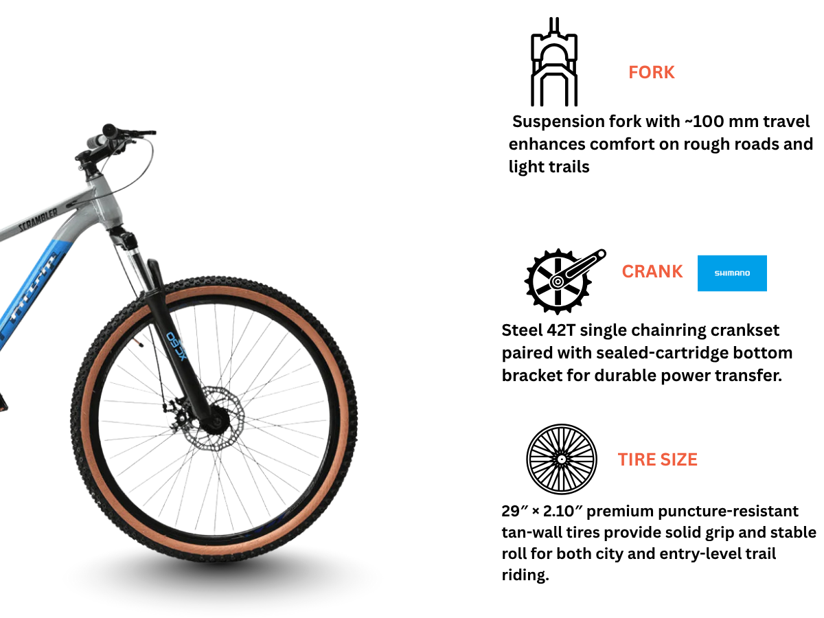 FitTrip Scrambler 29 Single Speed