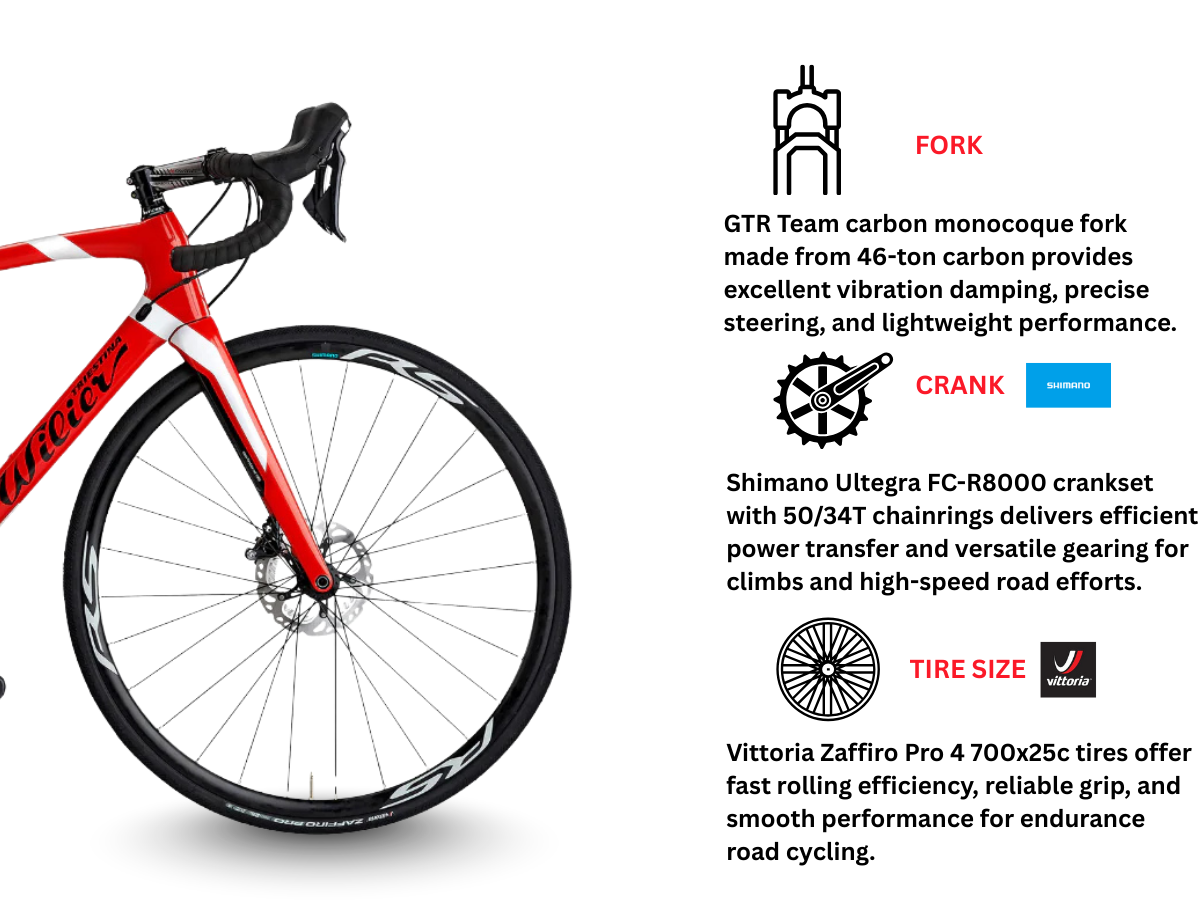 Wilier – Wilier GTR Team Disc - Shimano Ultegra – ChooseMyBicycle Wilier – Wilier GTR Team Disc - Shimano Ultegra – ChooseMyBicycle