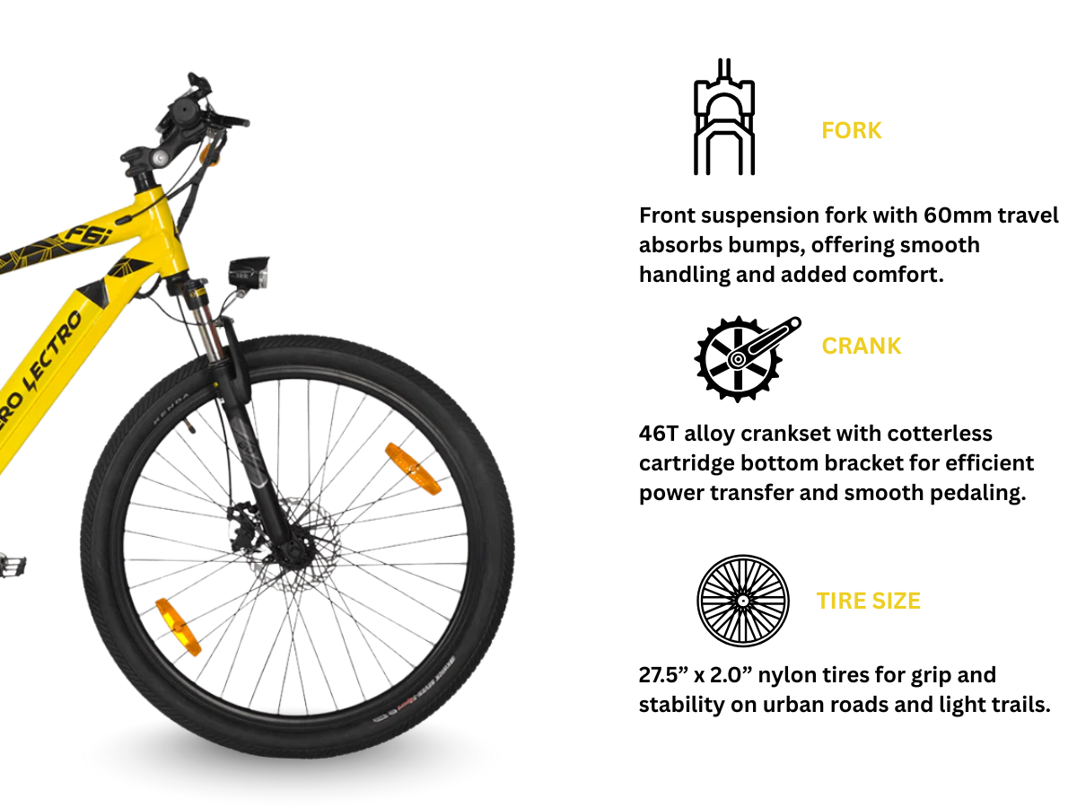 Hero Lectro 27.5 F6I 7-Speed Bicycle