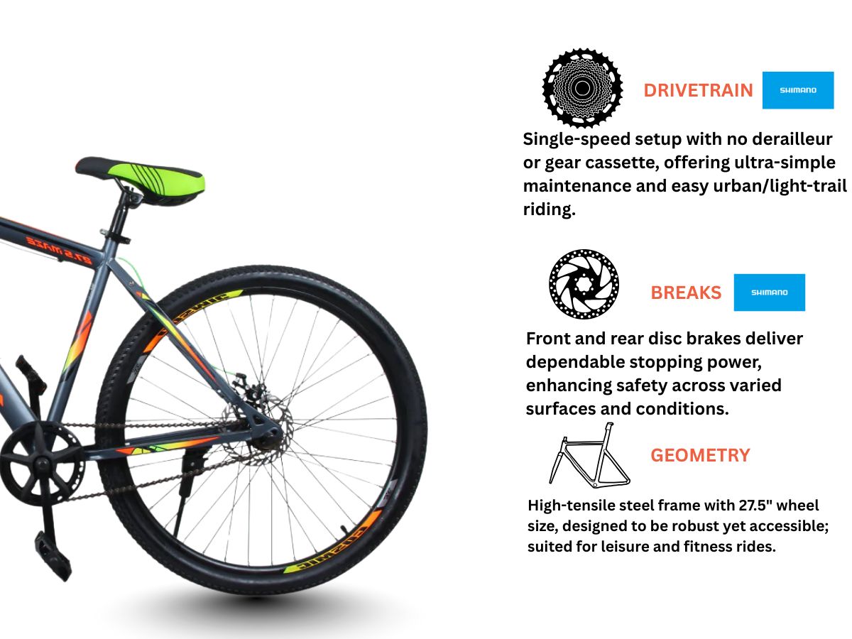 COSMIC 27.5 MAZE SS BICYCLE