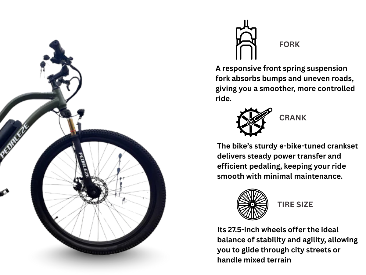 Pedaleze 27.5 Town &amp; Country E-Bicycle