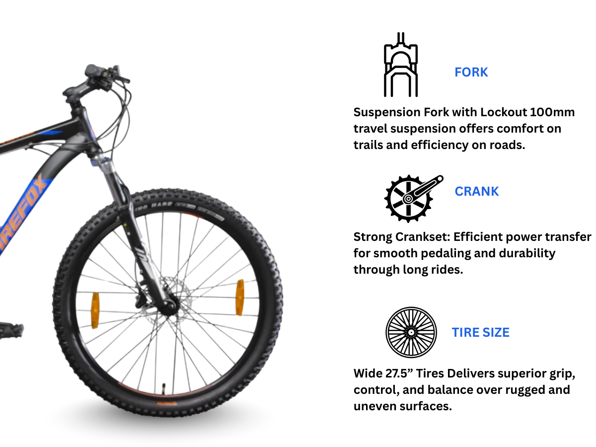 Firefox 27.5 Nuke 27-Speed Bicycle