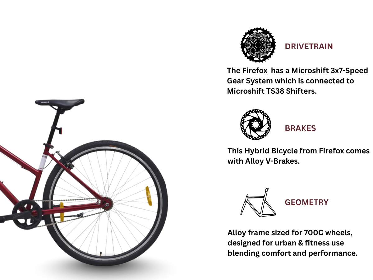 Firefox 700C Avalon SS Bicycle