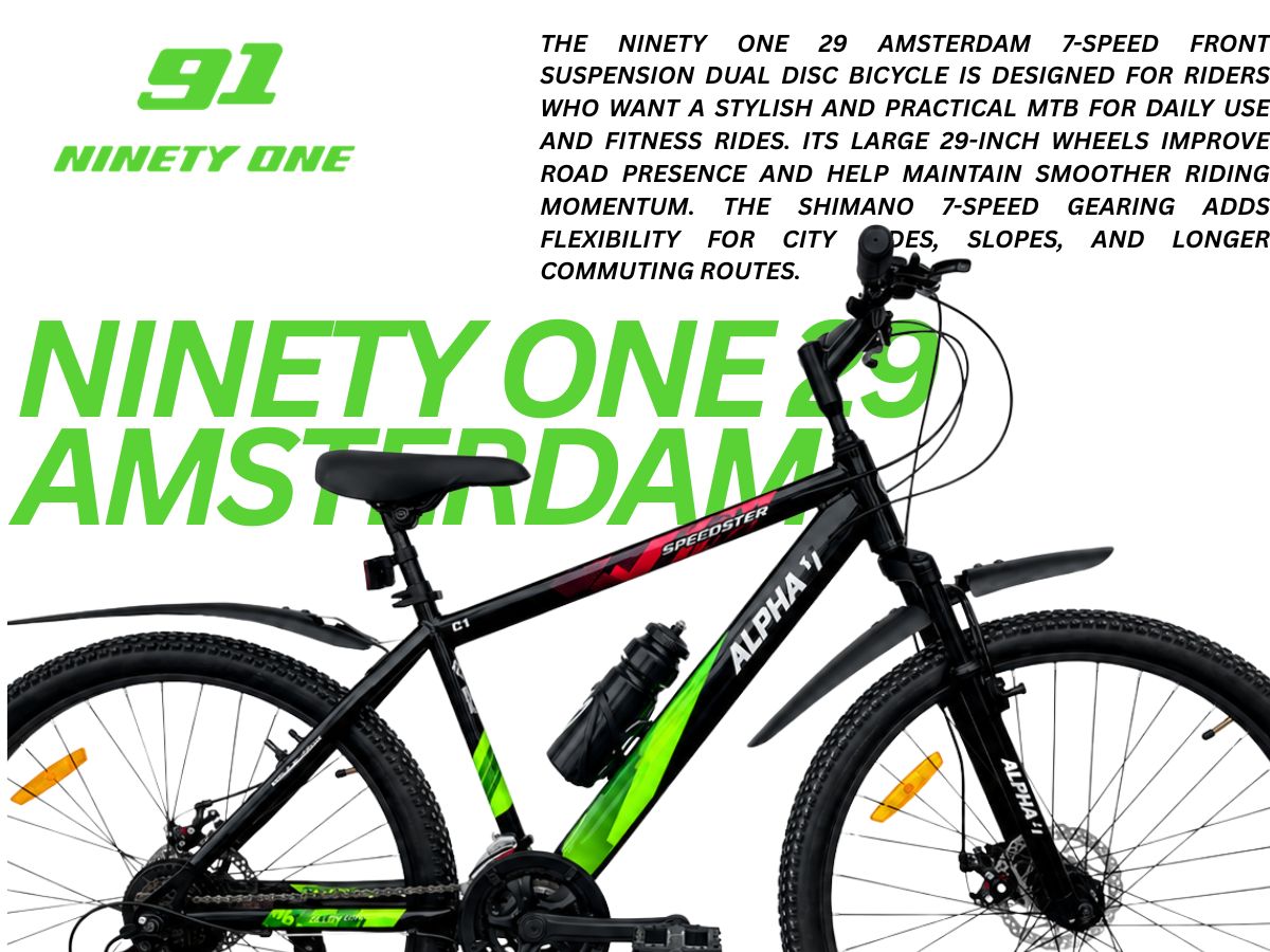 Ninety One 29 Amsterdam 7-Speed FS D/Disc Bicycle