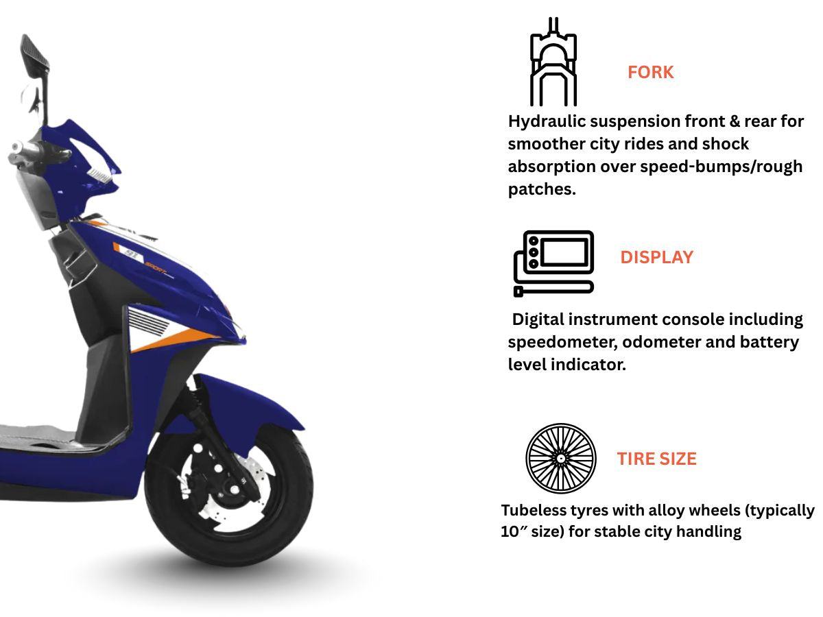 Ninetyone E-Scooter Nx1 (48 V Lead Acid)