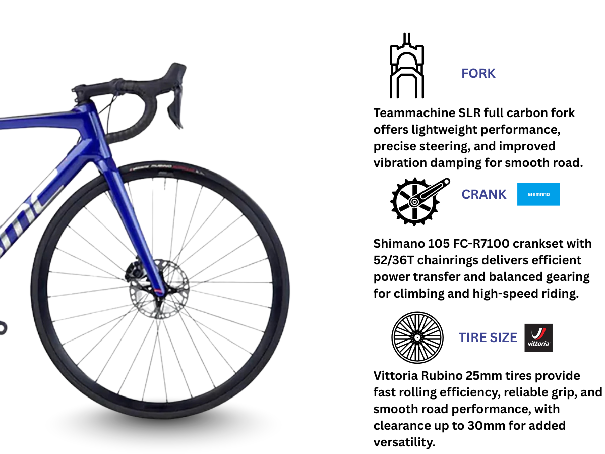 Bmc Teammachine SLR Carbon Shimano 105 12Spd