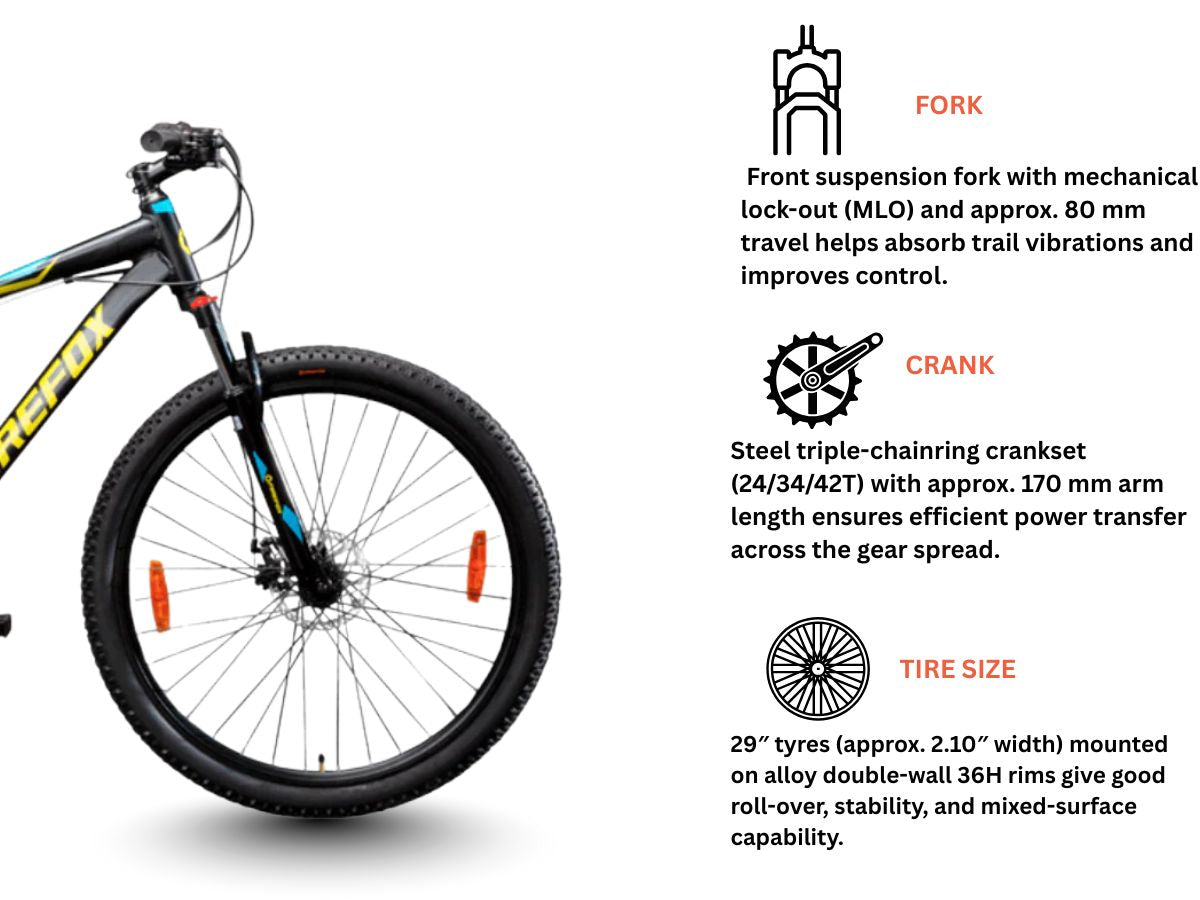 Firefox 29 Recaro 21-Speed FS D/Disc Bicycle