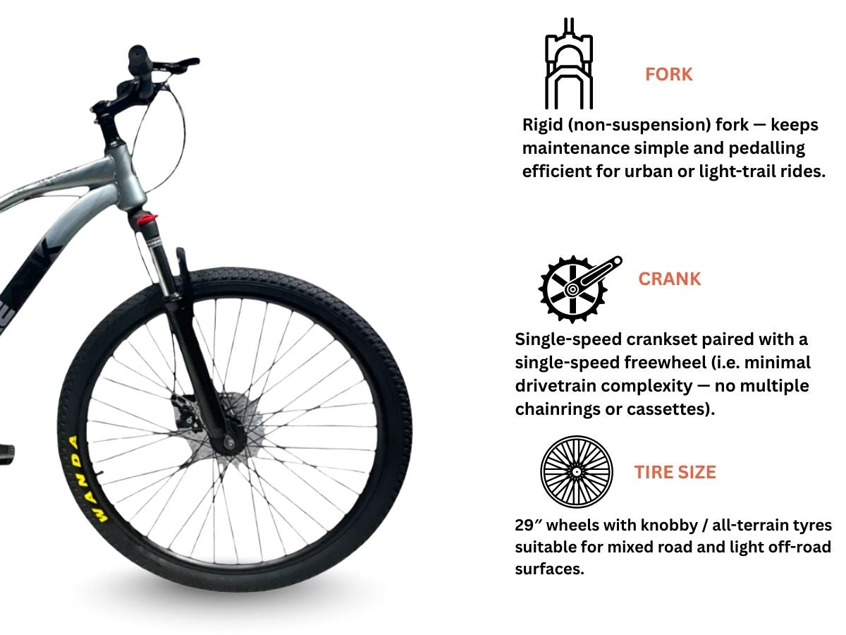 Bike Ark God Speed 29 SS Bicycle