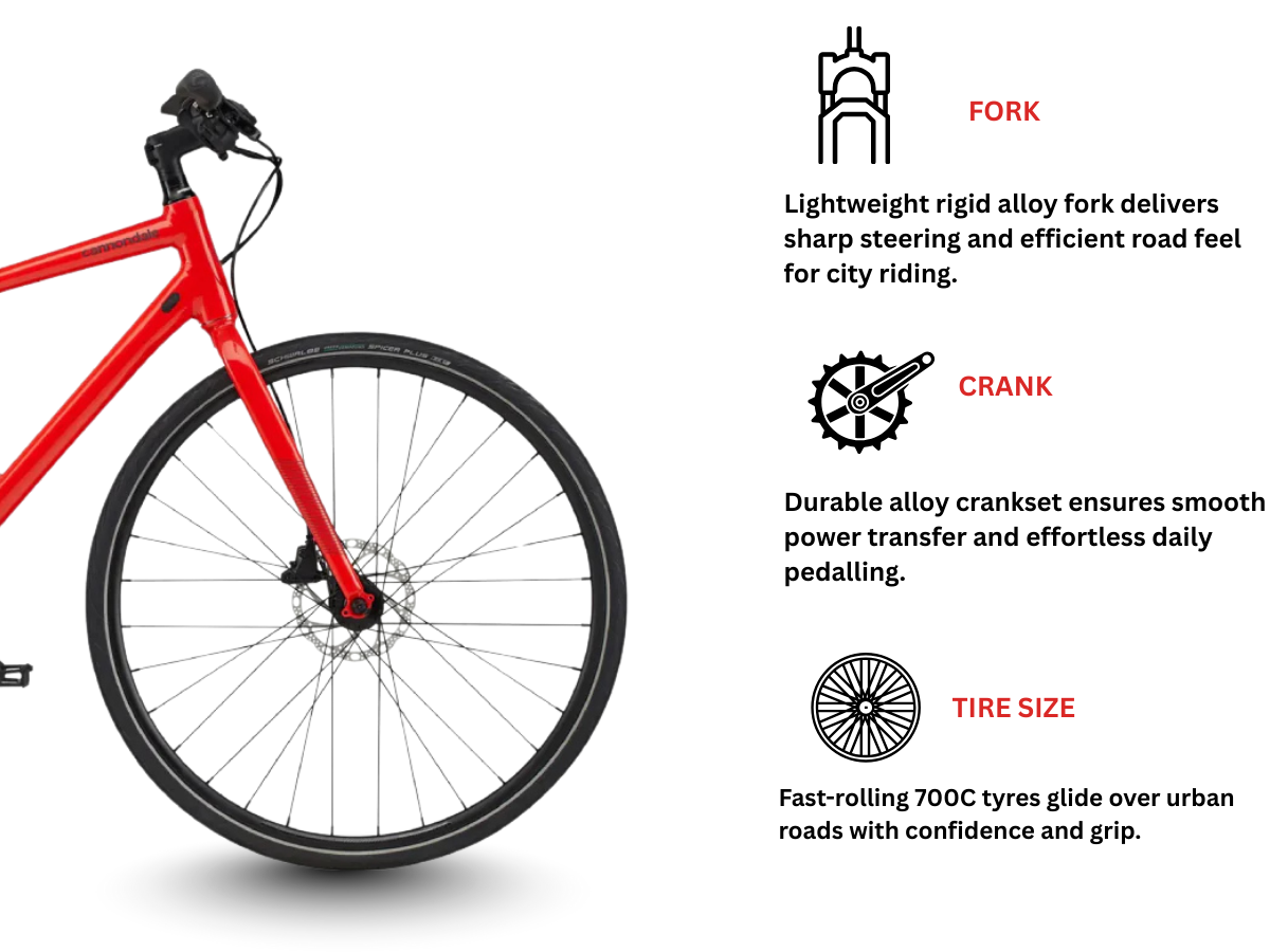 Cannondale Quick Disc 4D, 9S (Red)