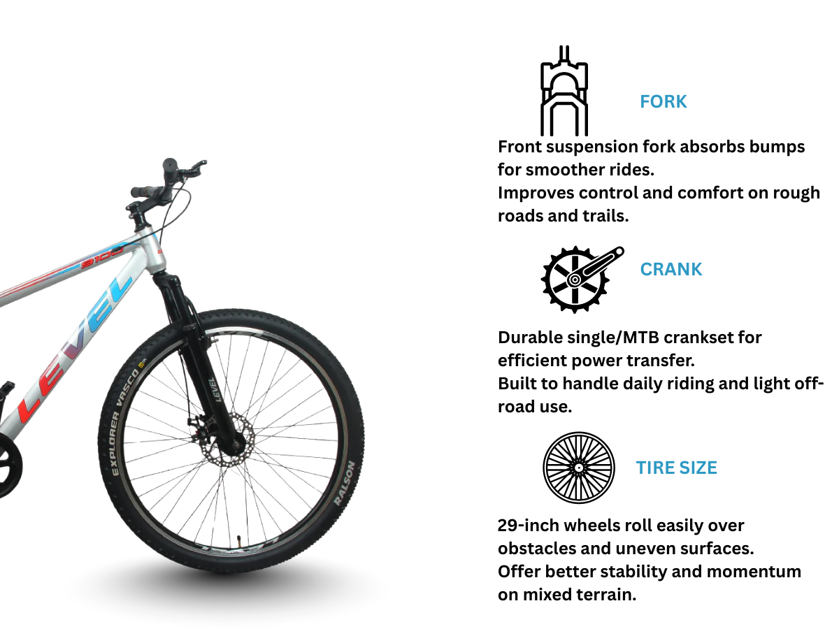 Cosmic 29 Level 9100 SS FS Bicycle