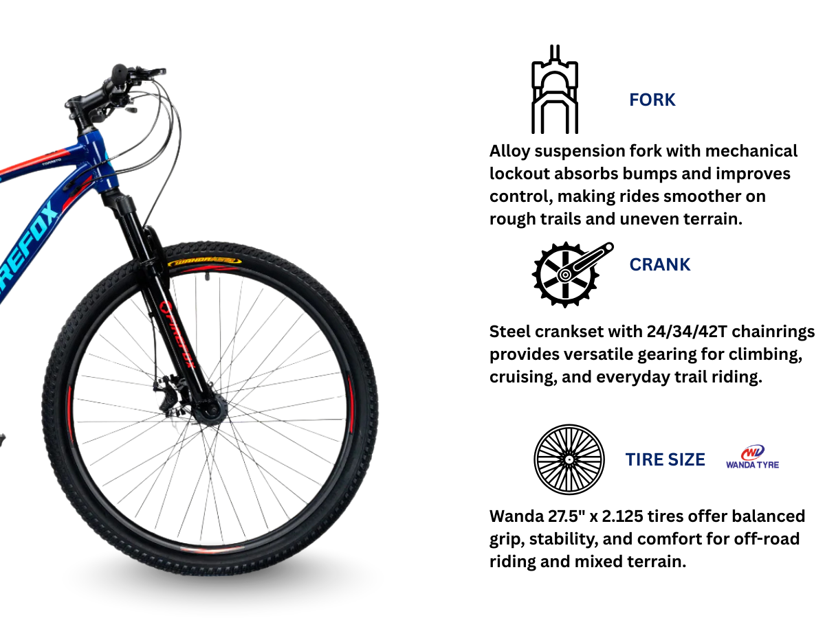 Firefox  27.5 Torreto 21-Speed Bicycle