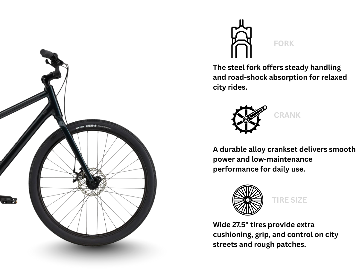 Cannondale 27.5 Treadwell 3D, 7S (Gunmetal Green)