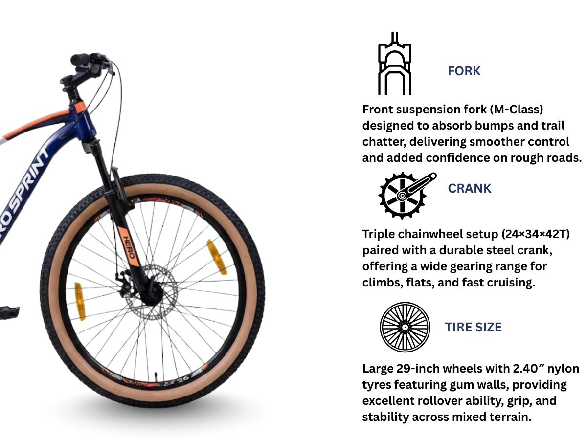 Hero 29 Flanker 21 Speed FS D/Disc (IPL) Bicycle