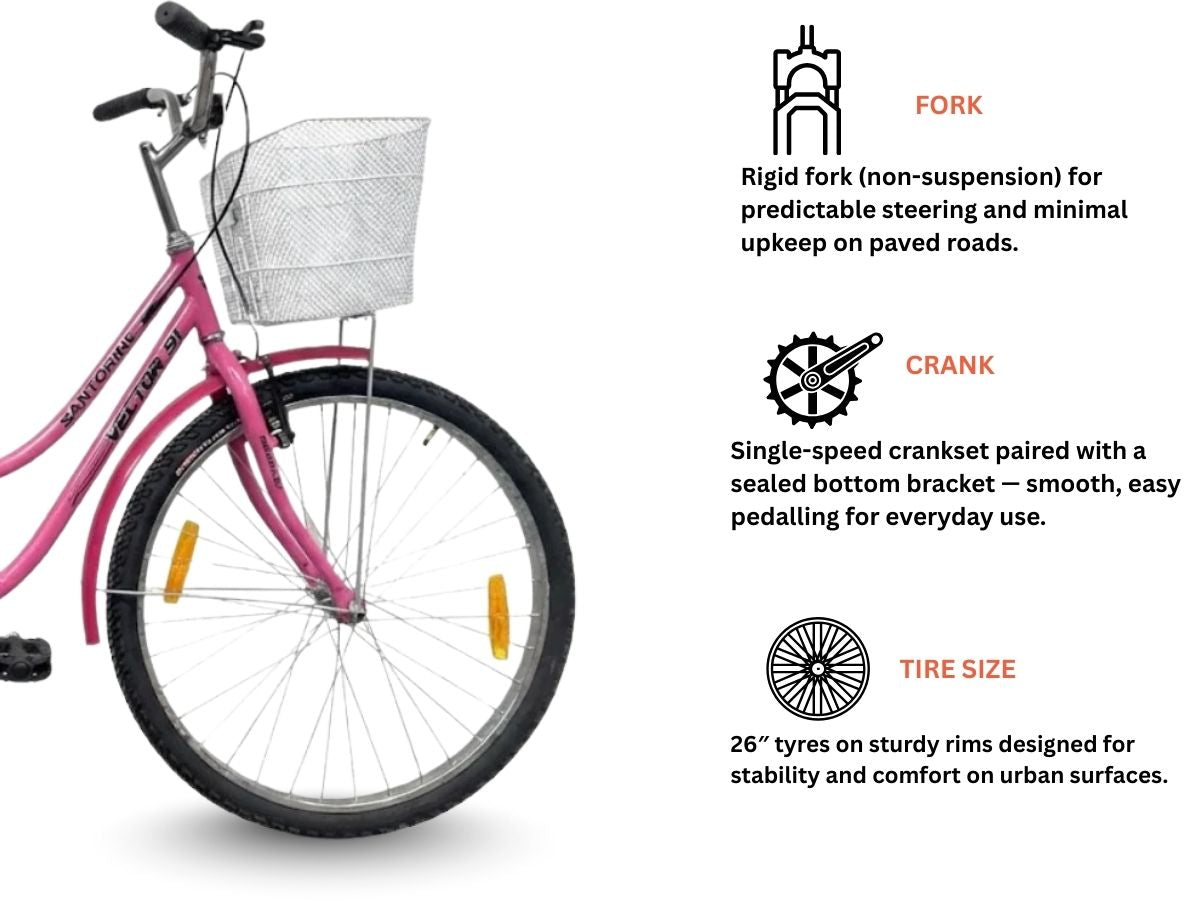 Ninetyone 26 Santorini IBC Ladies Bicycle