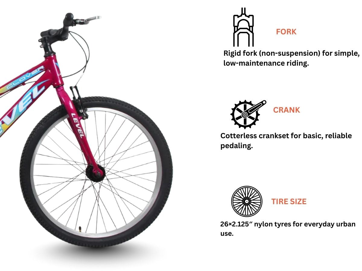 Cosmic 26 Level Clover SS RF Bicycle