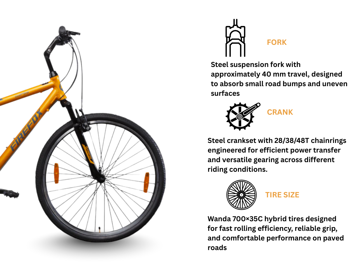 Firefox 700C Gypsy V 21-Speed Bicycle