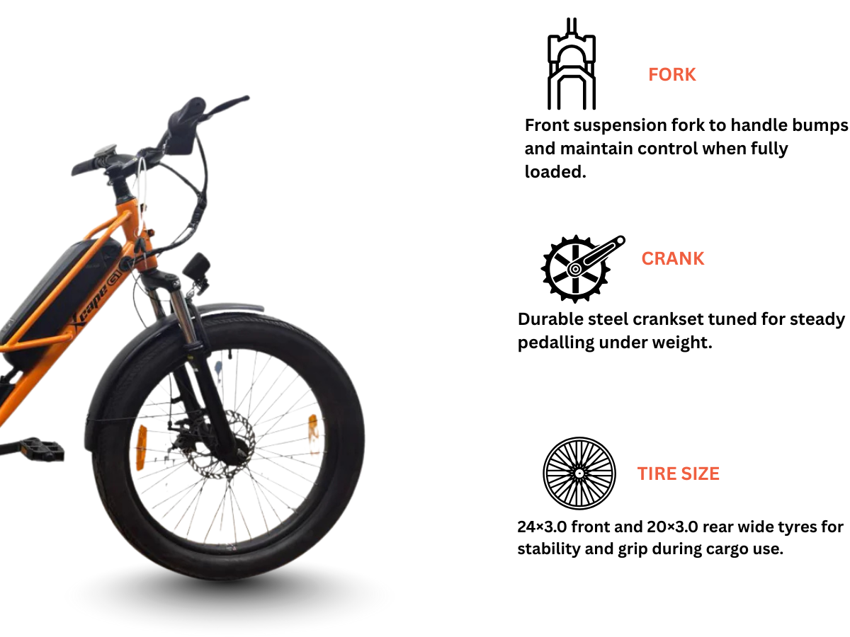 Emotorad G1 Cargo E-Bicycle