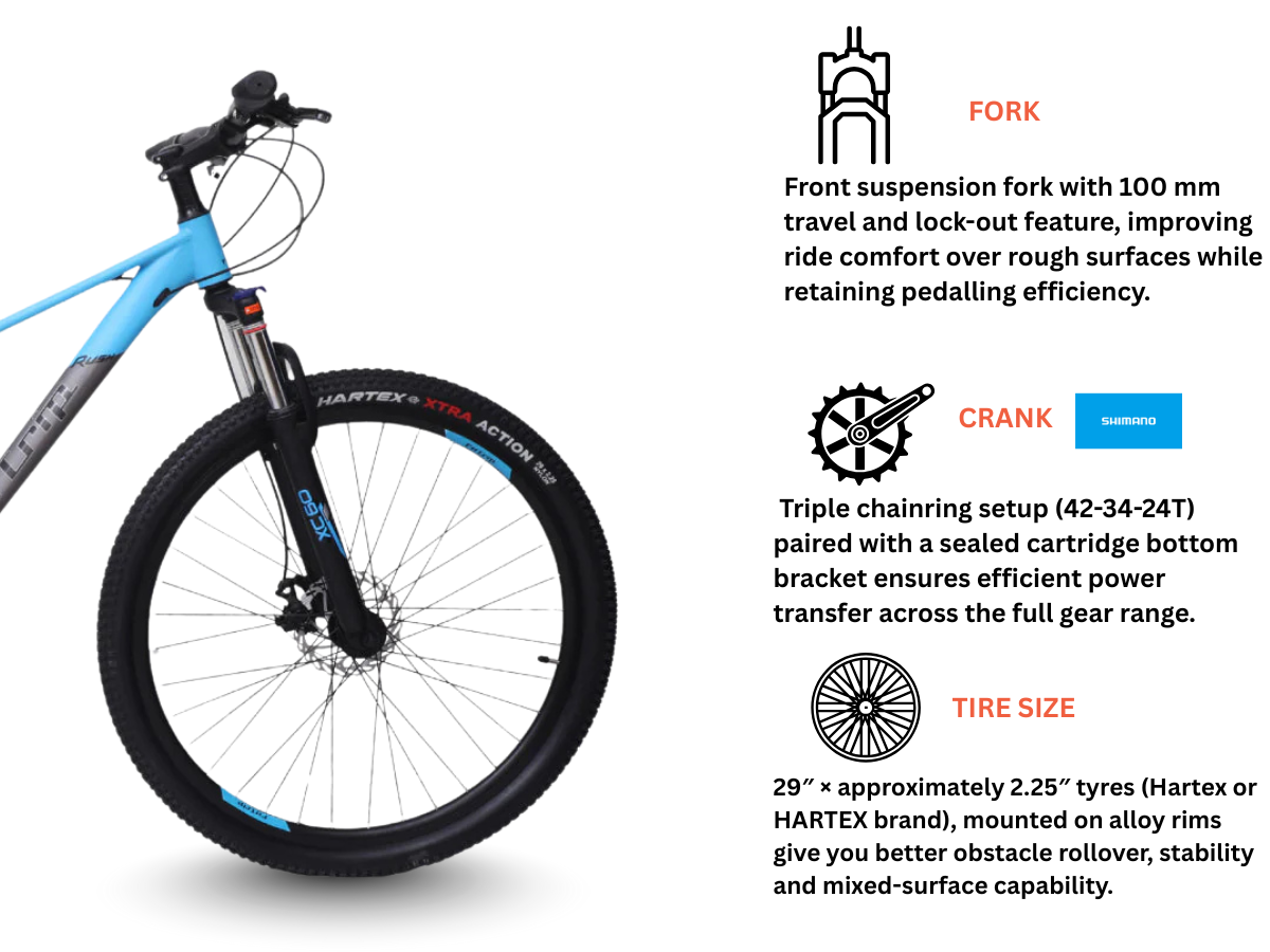 FitTrip Fox Rush 29 21-Speed