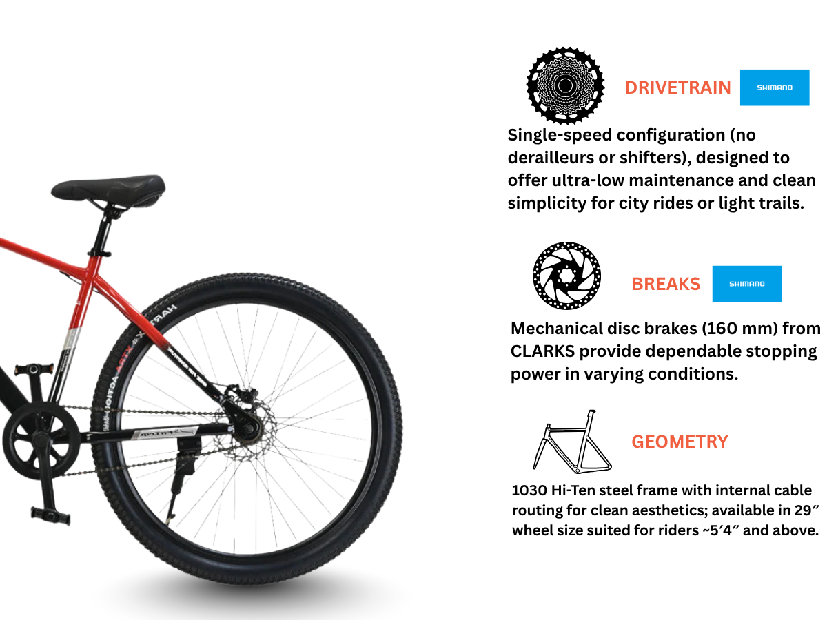 FitTrip Dominator 29 Single Speed