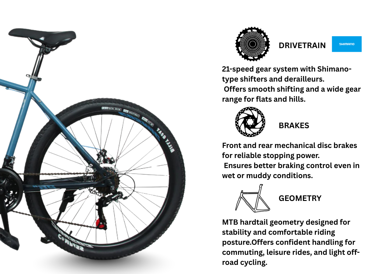 Cosmic 26 Trix 21 Dual Disc Speed Bicycle