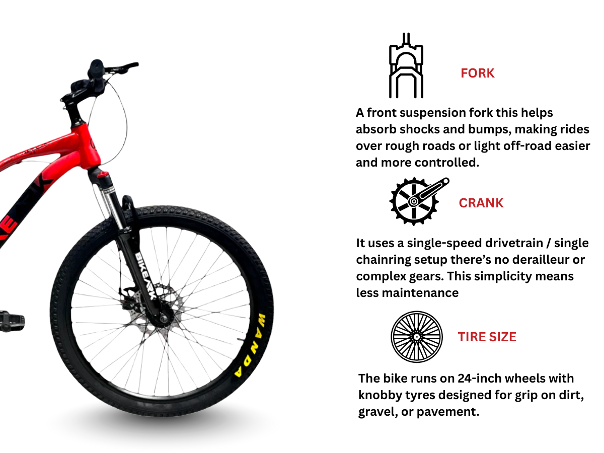 Bike Ark God Speed 24 SS Bicycle