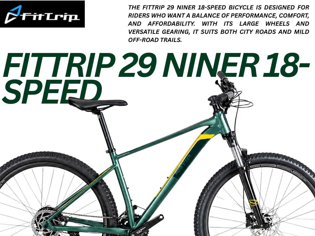 FitTrip 29 Niner 18-Speed Bicycle