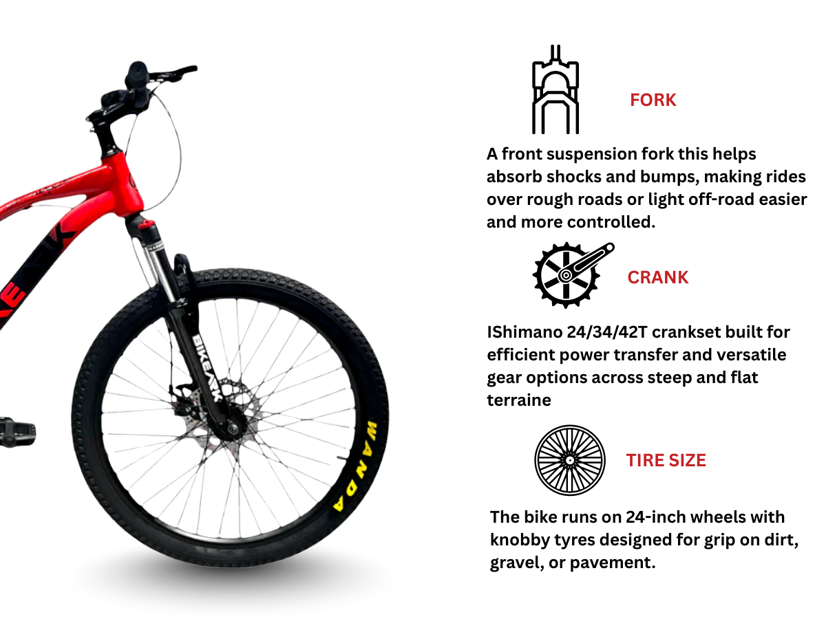 Bike Ark 27.5 God Speed 21-Speed Bicycle