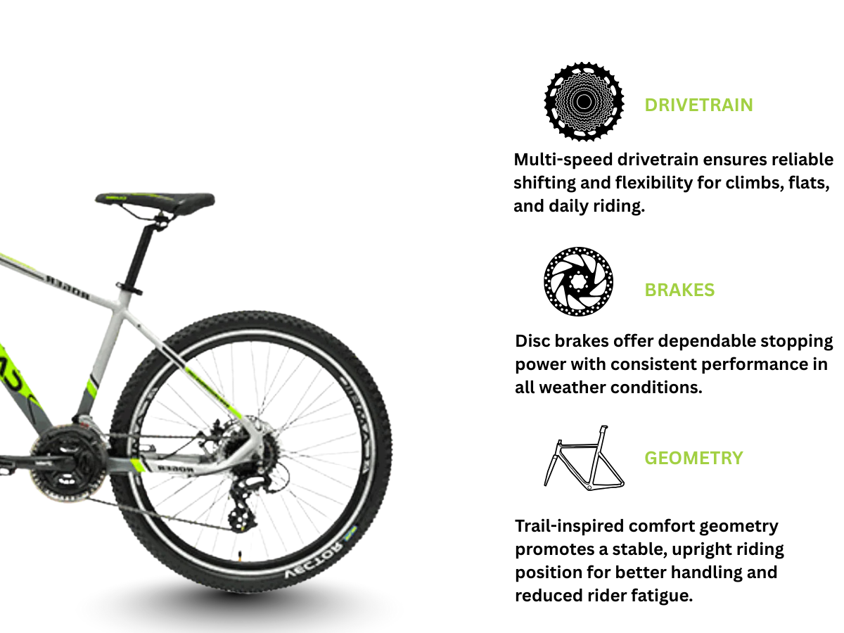 Cambio 26 Roger 24-Speed FS D/Disc Bicycle