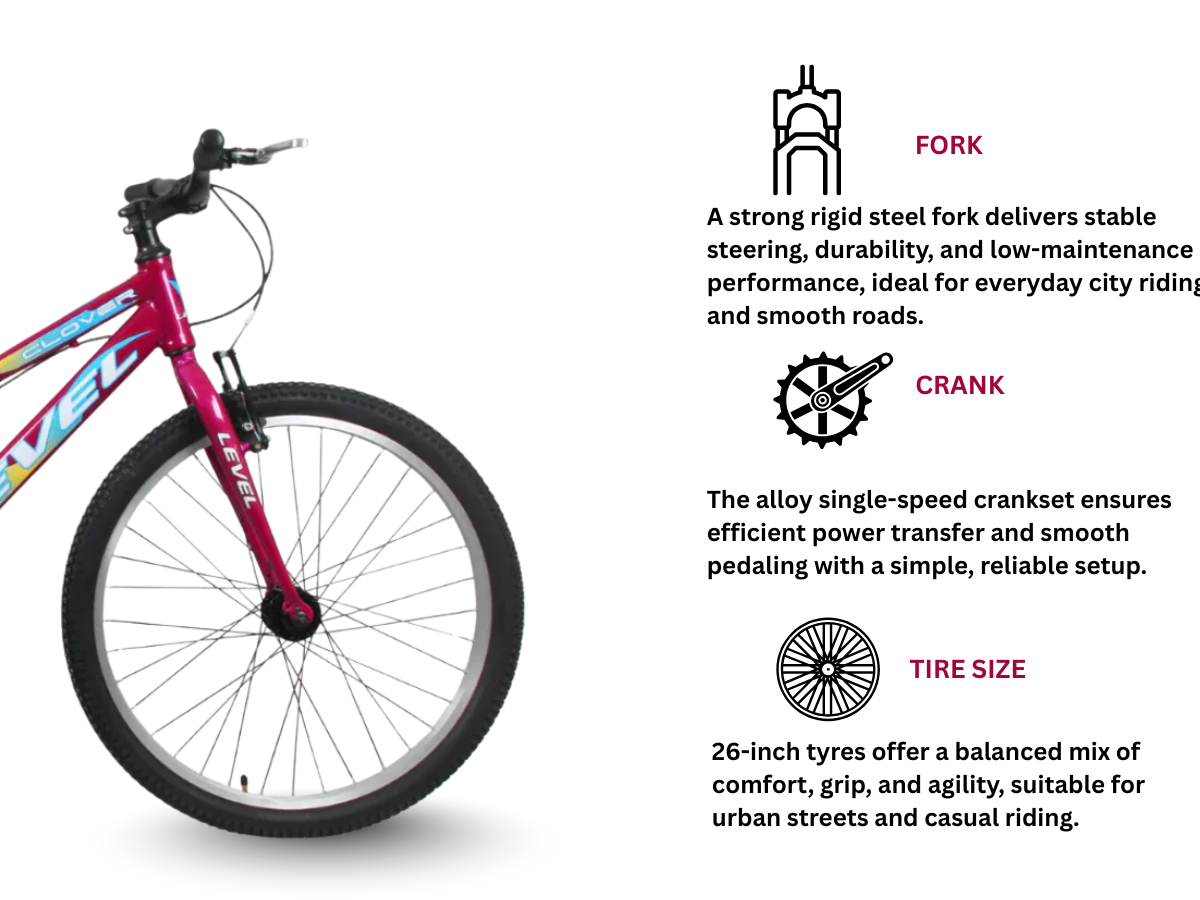 Cosmic 26 Level Clover FS SS Bicycle