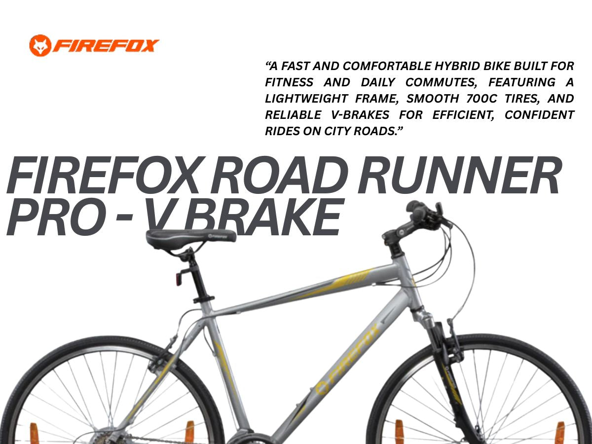Firefox 700C Road Runner Pro V-Brake 21-Speed Bicycle